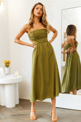 Cookie Baby Maxi Dress Khaki