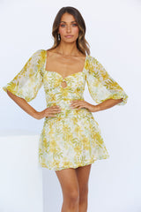 Sweet Song Dress Yellow