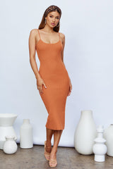 Youngblood Midi Dress Orange