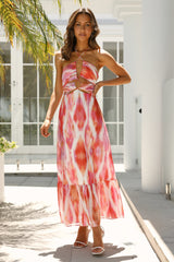 Sunset Lines Midi Dress