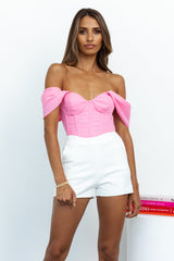 This Magic Moment Crop Top Pink