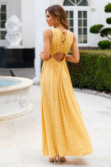 HELLO MOLLY No Other Love Maxi Dress Yellow