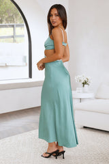 Lovely Terrains Maxi Dress Aqua