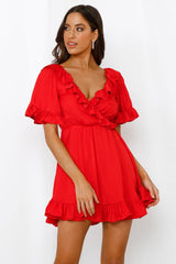 Getting Attached Dress Red