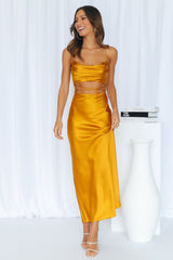 Made Love Midi Dress Golden