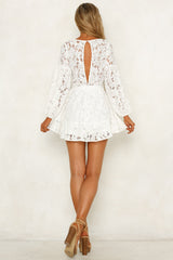 Hit The Mark Dress White