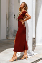 In Your Eyes Maxi Dress Brown