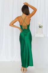 Made Love Midi Dress Green