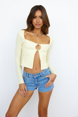 Daydream Girl Crop Top YELLOW