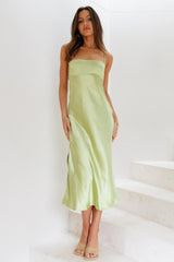 No Advice Midi Dress Lime