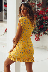 Sun Comes Up Dress Yellow