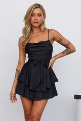 Tropical Air Romper Black