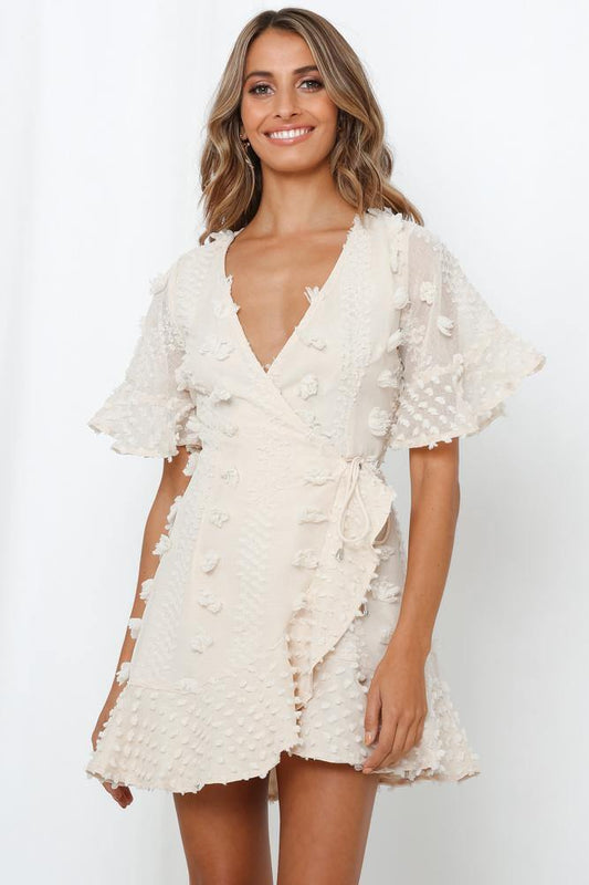 Byron Babe Ahoy Dress Beige