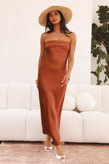 Coolness Calling Maxi Dress Brown