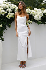 Golden Thoughts Maxi Dress White