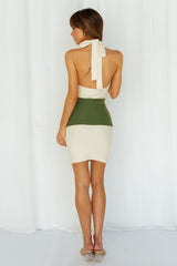 Happy Hour Every Hour Dress Khaki