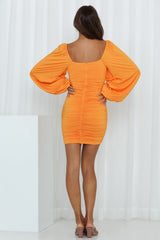 Shine For Us Dress Orange