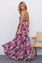 Cascading Blossoms Maxi Dress Floral