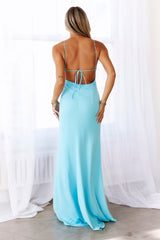 DEAR EMILIA When The Sun Sets Maxi Dress Blue