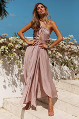 Stop Motion Maxi Dress Mocha