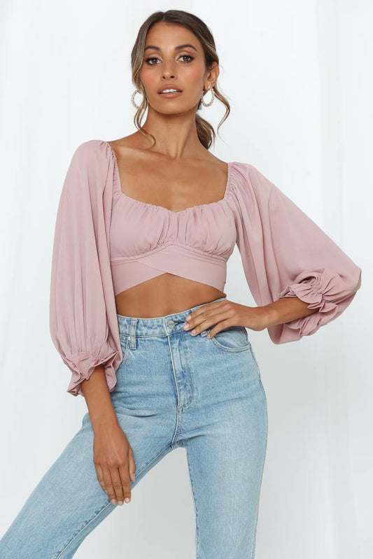 Perfect Cabrioles CropTop Mauve