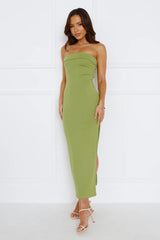 Hot Blooded Maxi Dress Green