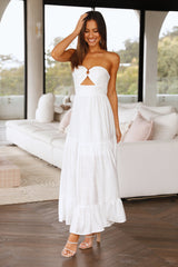 Desert Heart Maxi Dress White