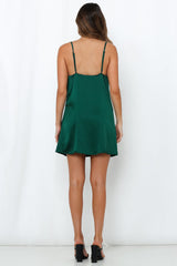 Of A Different Kind Dress Forest Green