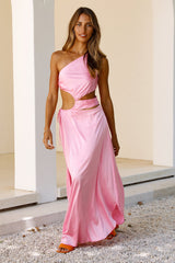 Hot Divinity Maxi Dress Pink