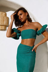 My Love Dive Maxi Skirt Green