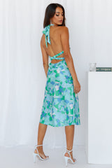 Funky Lover Midi Dress Green