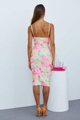 Malibu Sun Midi Dress Pink