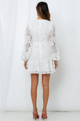 Elevated Angels Dress White