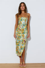 Find Yourself Midi Dress Yellow