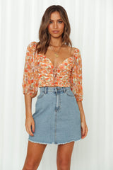 Bambi Crop Top Orange