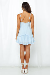 Kisses On The Patio Dress Baby Blue