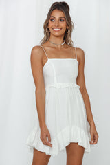 Waves Of Love Dress White