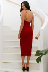 Elegant Departures Maxi Dress Wine