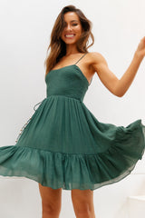 Like My Photo Dress Forest Green