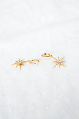 Star Light Earrings Gold