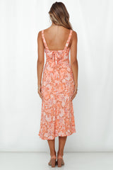 Future Dreams Midi Dress Peach