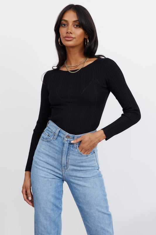 Bethany Top Black