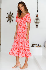 Everything I Dreamed Of Midi Dress Hot Pink