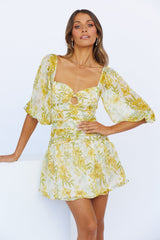 Sweet Song Dress Yellow