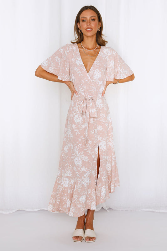 Airy Fairy Maxi Dress Pink