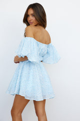 Flirty and Fun Dress Blue