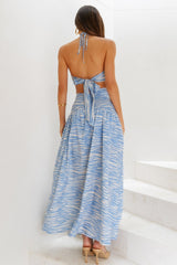 Boldest Move Maxi Skirt Blue