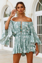 Secret Jewel Romper Sage