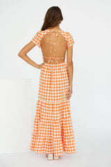 Dreamy Love Maxi Dress Orange