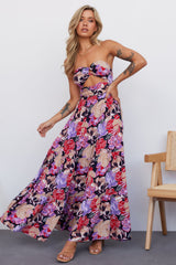 Cascading Blossoms Maxi Dress Floral